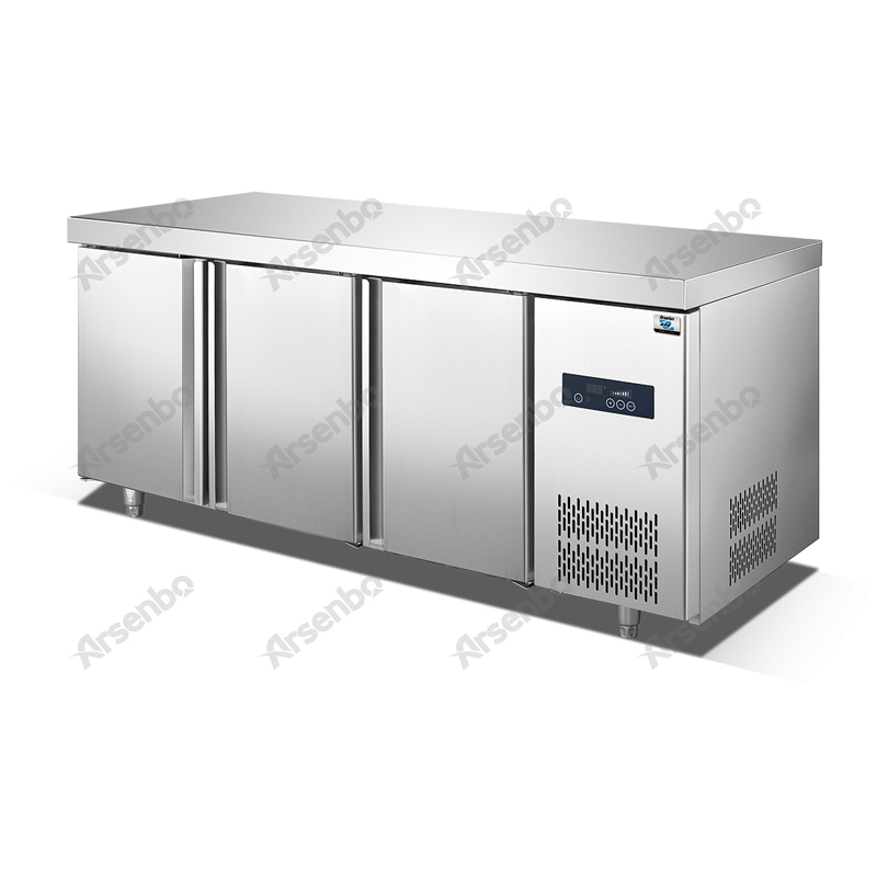 Luxus-Design Gewerbeküche Tiefkühltruhe Kühlschrank Arbeitstisch suitalbe für 400 * 600mm Backformen