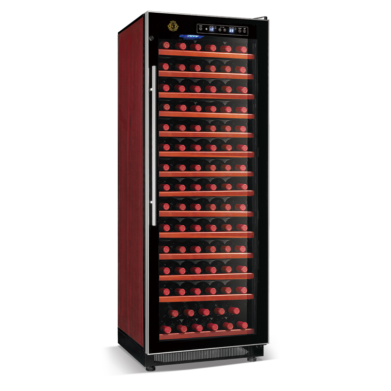 Elegante Serie hocheffizienter Kompressor Weinkühler frostfrei 165W Direktkühlung oder Luftkühlung Weinkühler