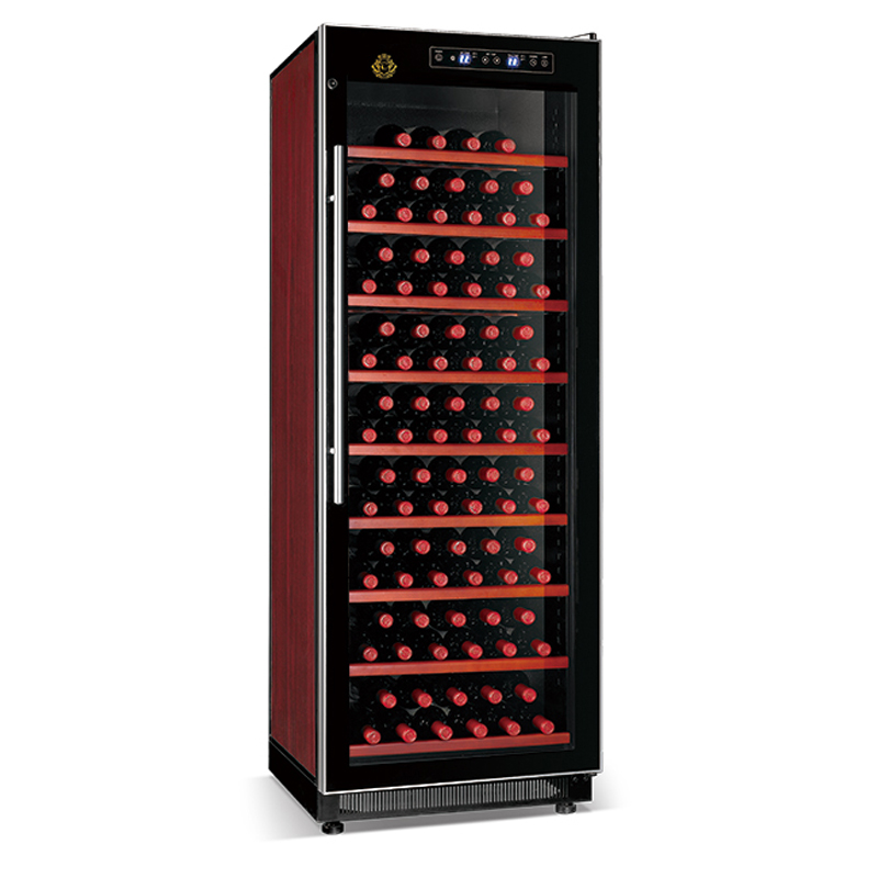 Elegante Serie hocheffizienter Kompressor Weinkühler frostfrei 165W Direktkühlung oder Luftkühlung Weinkühler